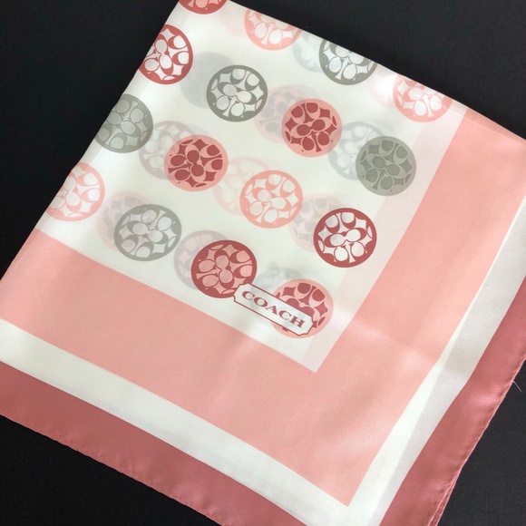 COACH SILK SCARF - Picture 3 of 3